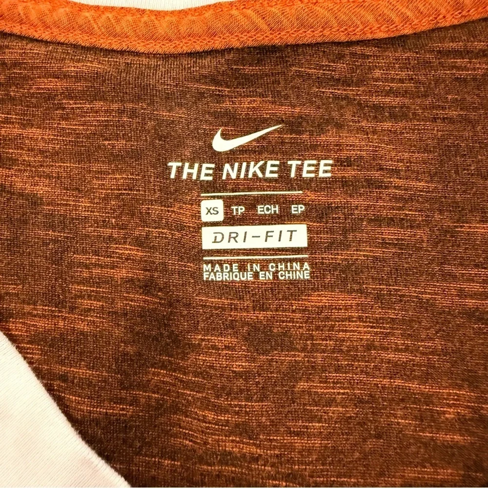 Nike Dri-FIT Texas Longhorns XS Orange Tee